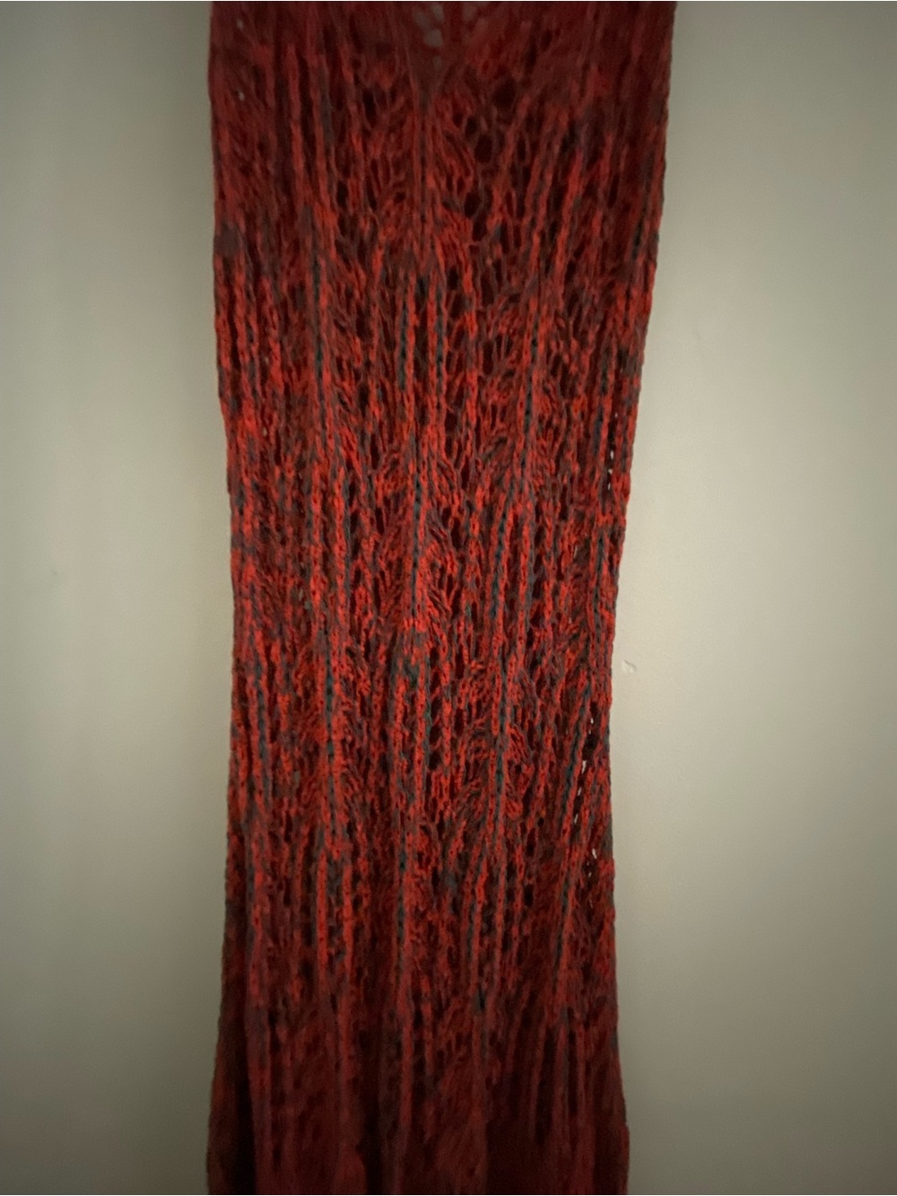 Ulla Johnson Rust Red Sleeveless Crochet Maxi Dress - Picture 5 of 6
